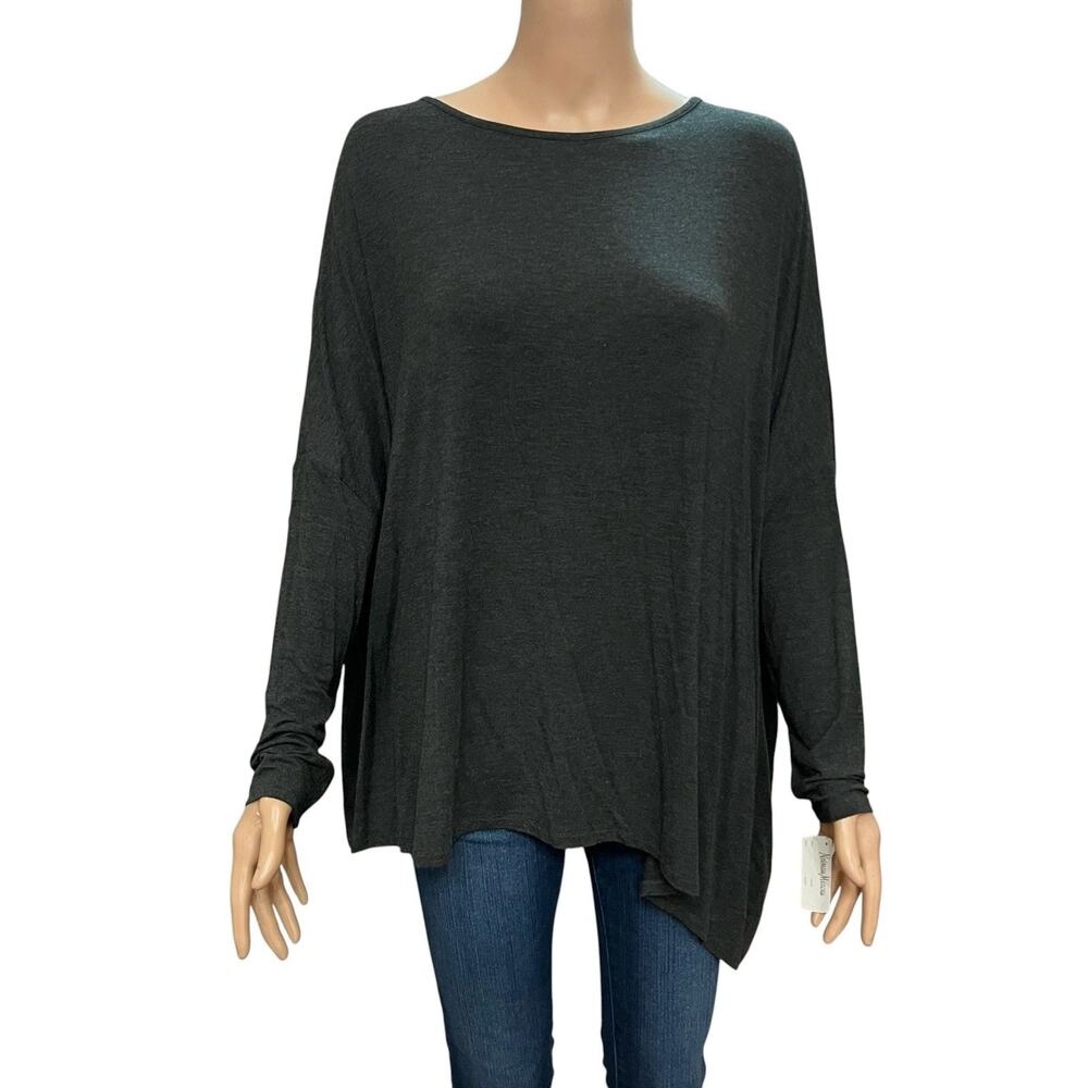 Majestic Paris For Neiman Marcus Extra Fine Super Washed Tunic 3/Med Asymmetric